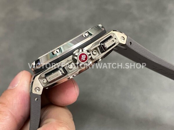 TK Factory Audemars Piguet Royal Oak Offshore Chronograph 26568IMOOA TK Factory Audemars Piguet Royal Oak Offshore Chronograph 26568IM.OO.A004CA.01 44mm Titanium Grey Rubber Strap Grey Dial