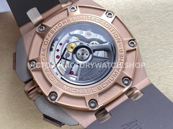 TK Factory Audemars Piguet Royal Oak Offshore Chronograph 26568OMOOA004CA0 (1) TK Factory Audemars Piguet Royal Oak Offshore Chronograph 26568OM.OO.A004CA.01 44mm Rose Gold Rubber Strap Grey Dial