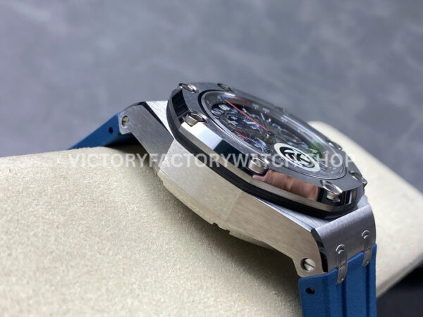 TK Factory Audemars Piguet Royal Oak Offshore Chronograph 26568PM.OO.A021CA.01 44mm Platinum Rubber Strap Grey Dial