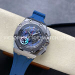 TK Factory Audemars Piguet Royal Oak Offshore Chronograph 26568PM.OO.A021CA.01 44mm Platinum Rubber Strap Grey Dial