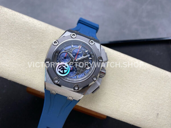 TK Factory Audemars Piguet Royal Oak Offshore Chronograph 26568PM.OO.A021CA.01 44mm Platinum Rubber Strap Grey Dial
