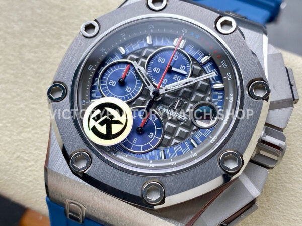 TK Factory Audemars Piguet Royal Oak Offshore Chronograph 26568PM.OO.A021CA.01 44mm Platinum Rubber Strap Grey Dial