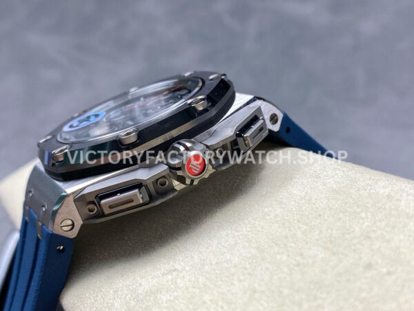 TK Factory Audemars Piguet Royal Oak Offshore Chronograph 26568PM.OO.A021CA.01 44mm Platinum Rubber Strap Grey Dial
