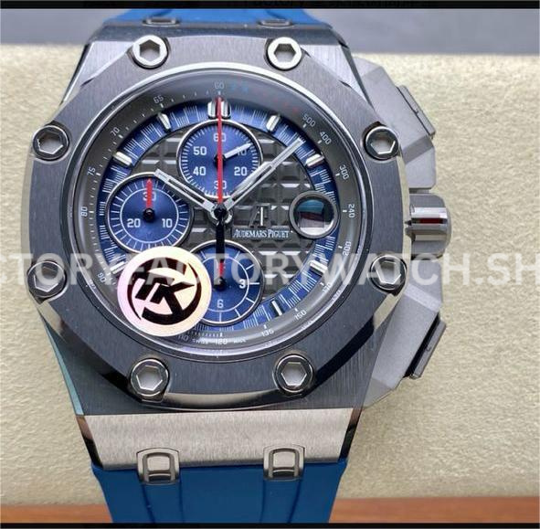 AP 26568PM platinum grey dial