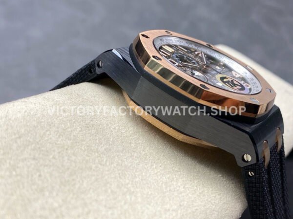 TK Factory Audemars Piguet Royal Oak Offshore Chronograph 26405NR.OO.A002CA.01 44mm Rubber Strap Arabic Numerals Grey Dial