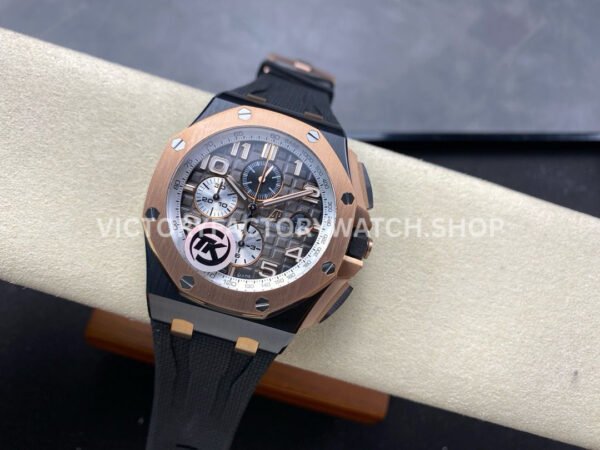 TK Factory Audemars Piguet Royal Oak Offshore Chronograph 26405NR.OO.A002CA.01 44mm Rubber Strap Arabic Numerals Grey Dial