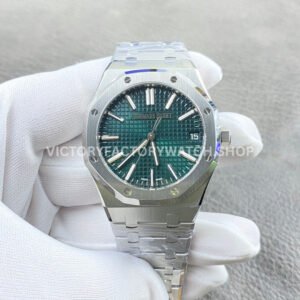 TOP 15510ST green dial Royal Oak steel 41mm