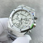 TOP Factory Audemars Piguet Royal Oak Chronograph 26240ST.OO.1320ST.03 41mm Full Steel Silver Dial (6) TOP Factory Audemars Piguet Royal Oak Chronograph 26240ST.OO.1320ST.03 41mm Full Steel Silver Dial