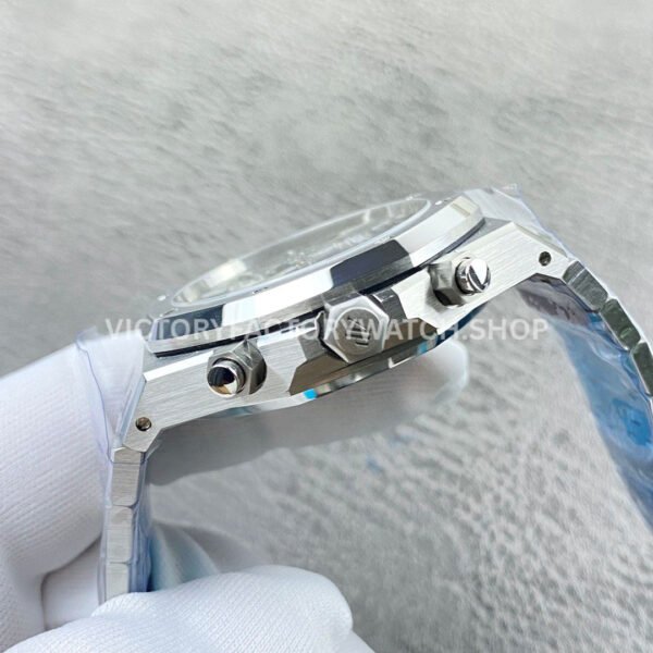 TOP Factory Audemars Piguet Royal Oak Chronograph 26240ST.OO.1320ST.05 41mm Full Steel Blue Dial (9) TOP Factory Audemars Piguet Royal Oak Chronograph 26240ST.OO.1320ST.05 41mm Full Steel Blue Dial