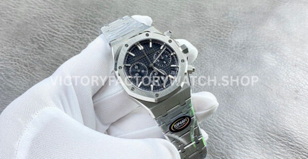 TOP Factory Audemars Piguet Royal Oak Chronograph 26240ST.OO.1320ST.06 41mm Full Steel Black Dial (6) TOP Factory Audemars Piguet Royal Oak Chronograph 26240ST.OO.1320ST.06 41mm Full Steel Black Dial