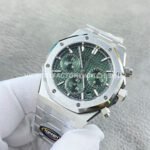 TOP Factory Audemars Piguet Royal Oak Chronograph 26240ST.OO.1320ST.08 41mm Full Steel Green Dial