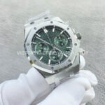 TOP Factory Audemars Piguet Royal Oak Chronograph 26240ST.OO.1320ST.08 41mm Full Steel Green Dial