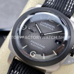 TTF Factory Panerai Luminor Luminor Marina 1950 3 Days PAM01122 Titanium Textile Strap Arabi (8) TTF Factory Panerai Luminor Marina 1950 3 Days PAM01122 44mm Titanium Textile Strap Arabic Numerals Black Dial