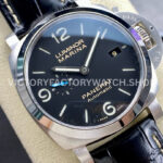 TTF Factory Panerai Luminor Marina 1950 3 Days Automatic PAM 01312 Steel Leather Strap Arabi (7) TTF Factory Panerai Luminor Marina 1950 3 Days Automatic PAM01312 44mm Steel Leather Strap Arabic Numerals Black Dial
