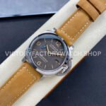 TTF Factory Panerai Luminor Marina 1950 3 Days Automatic PAM01351 44mm Titanium Leather Strap Arabic Numerals Black Dial