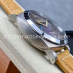 TTF Factory Panerai Luminor Marina 1950 3 Days Automatic PAM01351 44mm Titanium Leather Strap Arabic Numerals Black Dial