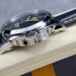 TTF Factory Panerai Luminor Marina 1950 3 Days Automatic PAM01359 44mm Steel Leather Strap Arabic Numerals Black Dial