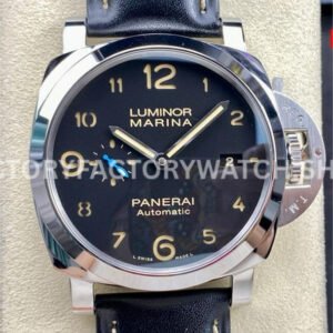 TTF Factory Panerai Luminor Marina 1950 3 Days Automatic PAM01359 Steel Leather Strap Arabic (4) TTF PAM01359 Panerai Luminor Marina 1950 black dial