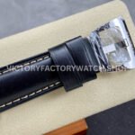 TTF Factory Panerai Luminor Marina 1950 3 Days Automatic PAM01359 44mm Steel Leather Strap Arabic Numerals Black Dial