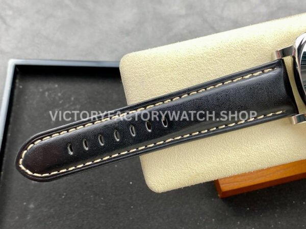 TTF Factory Panerai Luminor Marina 1950 3 Days Automatic PAM01359 44mm Steel Leather Strap Arabic Numerals Black Dial