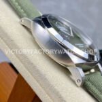 TTF Factory Panerai Luminor Marina PAM01356 44mm Steel Textile Strap Arabic Numerals Green Dial