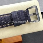 TTF Factory Panerai Luminor Marina PAM1021 44mm Titanium Textile Strap Arabic Numerals Blue Dial