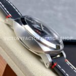 TTF Factory Panerai Luminor Marina PAM00732 44mm Steel Leather Strap Arabic Numerals Black Dial