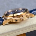 TTF Factory Panerai Luminor Marina PAM01112 Rose Gold Leather Strap Arabic Numerals Blue Dial (6) TTF Factory Panerai Luminor Marina PAM01112 44mm Rose Gold Leather Strap Arabic Numerals Blue Dial