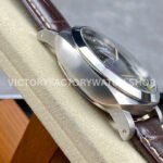 TTF Factory Panerai Luminor Marina PAM01116 44mm Steel Leather Strap Arabic Numerals Olive Green Dial