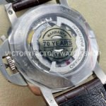 TTF Factory Panerai Luminor Marina PAM01116 44mm Steel Leather Strap Arabic Numerals Olive Green Dial