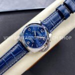 TTF Factory Panerai Luminor Marina PAM01313 44mm Steel Leather Strap Arabic Numerals Blue Dial