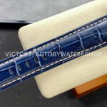 TTF Factory Panerai Luminor Marina PAM01313 44mm Steel Leather Strap Arabic Numerals Blue Dial