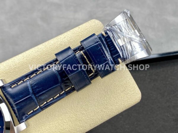 TTF Factory Panerai Luminor Marina PAM01313 44mm Steel Leather Strap Arabic Numerals Blue Dial