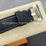 TTF Factory Panerai Luminor Marina PAM1025 44mm Steel Textile Strap Arabic Numerals Black Dial