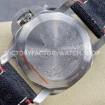 TTF Factory Panerai Luminor Marina PAM1025 44mm Steel Textile Strap Arabic Numerals Black Dial