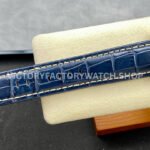 TTF Factory Panerai Luminor Marina PAM1114 44mm Rose Gold Leather Strap Arabic Numerals Blue Dial