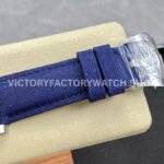 TTF Factory Panerai Luminor Marina PAM1157 44mm Steel Textile Strap Arabic Numerals Blue Dial