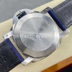 TTF Factory Panerai Luminor Marina PAM1157 44mm Steel Textile Strap Arabic Numerals Blue Dial