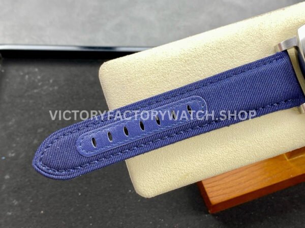 TTF Factory Panerai Luminor Marina PAM1157 44mm Steel Textile Strap Arabic Numerals Blue Dial