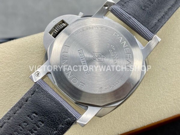 TTF Factory Panerai Luminor Marina PAM1358 44mm Steel Textile Strap Arabic Numerals Grey Dial