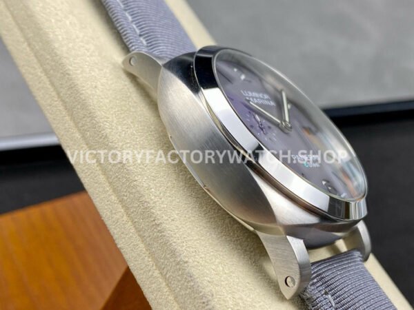 TTF Factory Panerai Luminor Marina PAM1358 44mm Steel Textile Strap Arabic Numerals Grey Dial