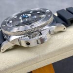 TTF Factory Panerai Submersible PAM01229 Steel Rubber Strap Black Dial