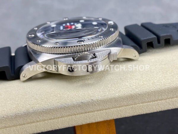 TTF Factory Panerai Submersible PAM1391 44mm Steel Rubber Strap Blue Dial