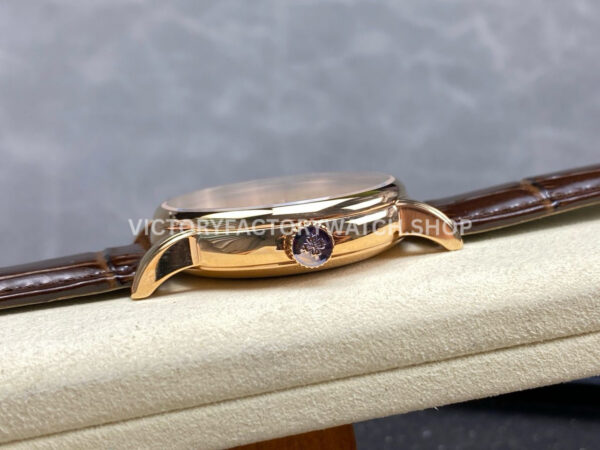 TW Factory Patek Philippe Calatrava 5022R-010 40mm Rose Gold Calfskin Strap Arabic Nume (4) TW Factory Patek Philippe Calatrava 5022R-010 40mm Rose Gold Calfskin Strap Arabic Numerals White Dial