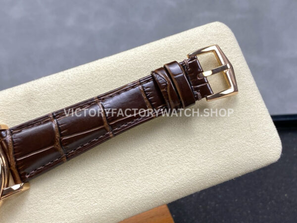 TW Factory Patek Philippe Calatrava 5022R-010 40mm Rose Gold Calfskin Strap Arabic Nume (6) TW Factory Patek Philippe Calatrava 5022R-010 40mm Rose Gold Calfskin Strap Arabic Numerals White Dial