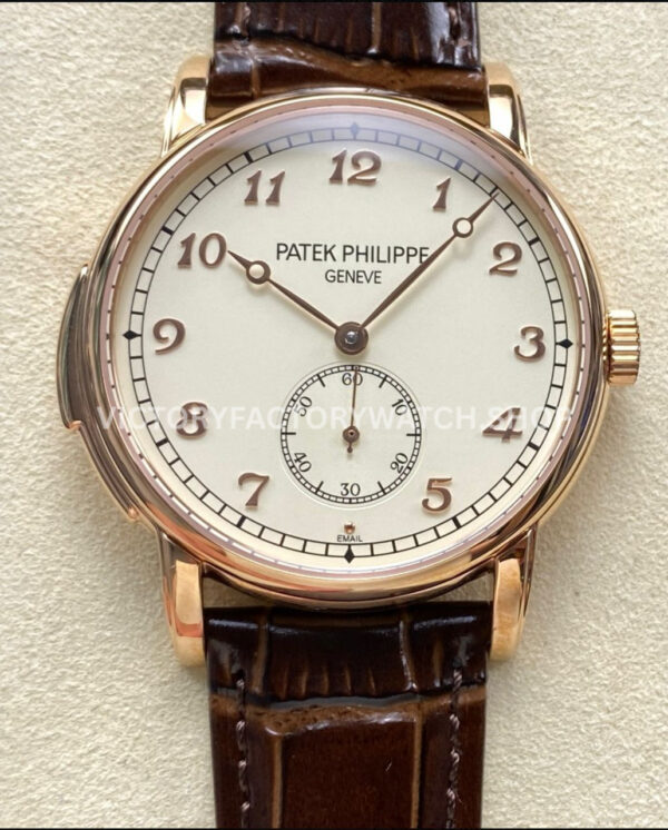 TW Factory Patek Philippe Calatrava 5022R-010 40mm Rose Gold Calfskin Strap Arabic Nume TW Factory Patek Philippe Calatrava 5022R-010 Arabic white dial rose gold