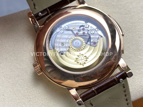 TW Factory Patek Philippe Calatrava 5022R-010 40mm Rose Gold Calfskin Strap Arabic Nume (7) TW Factory Patek Philippe Calatrava 5022R-010 40mm Rose Gold Calfskin Strap Arabic Numerals White Dial