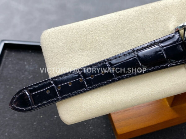 TW Factory Patek Philippe Calatrava 5022R-010 40mm Steel Calfskin Strap Roman Numerals White Dial
