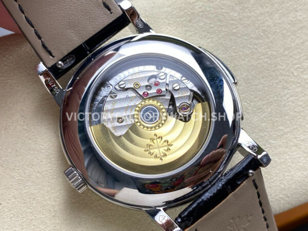 TW Factory Patek Philippe Calatrava 5022R-010 40mm Steel Calfskin Strap Roman Numerals White Dial