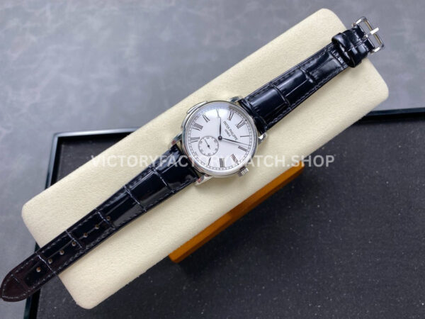 TW Factory Patek Philippe Calatrava 5022R-010 40mm Steel Calfskin Strap Roman Numerals White Dial